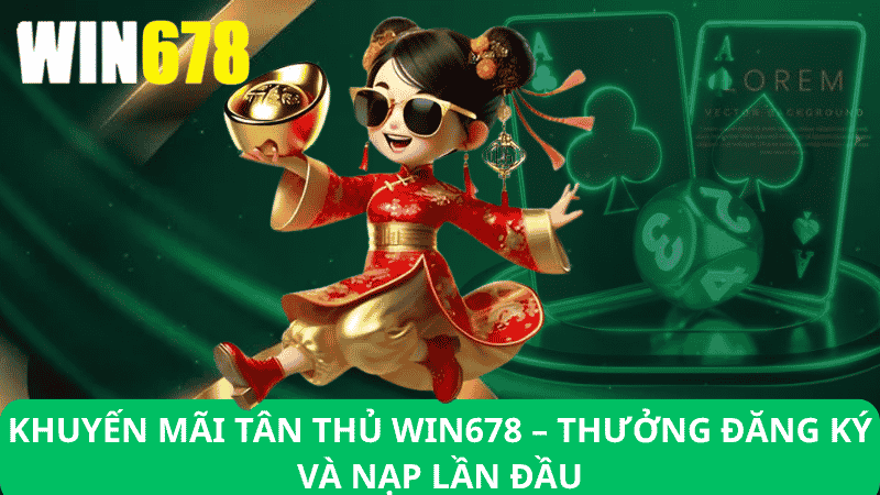 Khuyến Mãi Win678 – Tổng Hợp Khuyến Mãi Win678 Mới Nhất 2026 3 Khuyến Mãi Tân Thủ Win678 – Thưởng Đăng Ký & Nạp Lần Đầu
